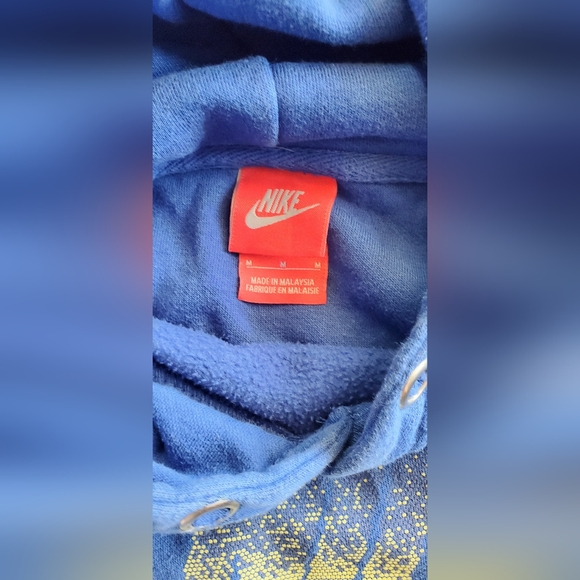 Nike Hoodie, Men's M, Blue - Picture 3 of 3